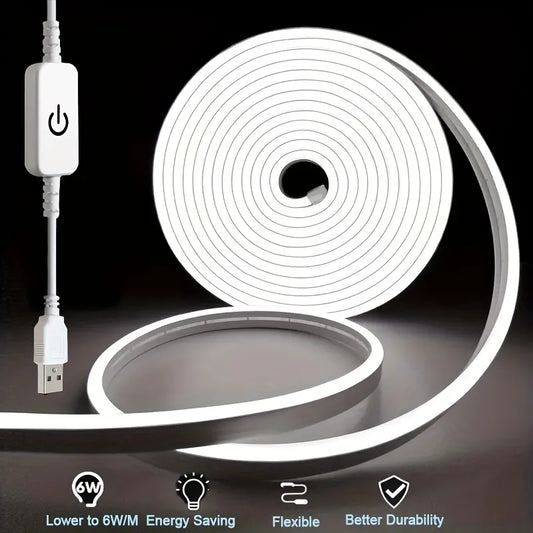 Touch Sensor LED Light Strip Dimmable Waterproof Flexible LED Neon Light