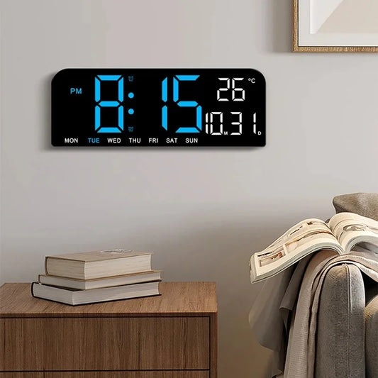 9 Inch Large Digital Wall Clock Light-sensing