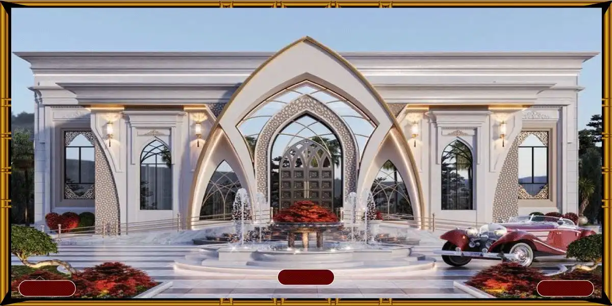 Independent house construction project with solid structure