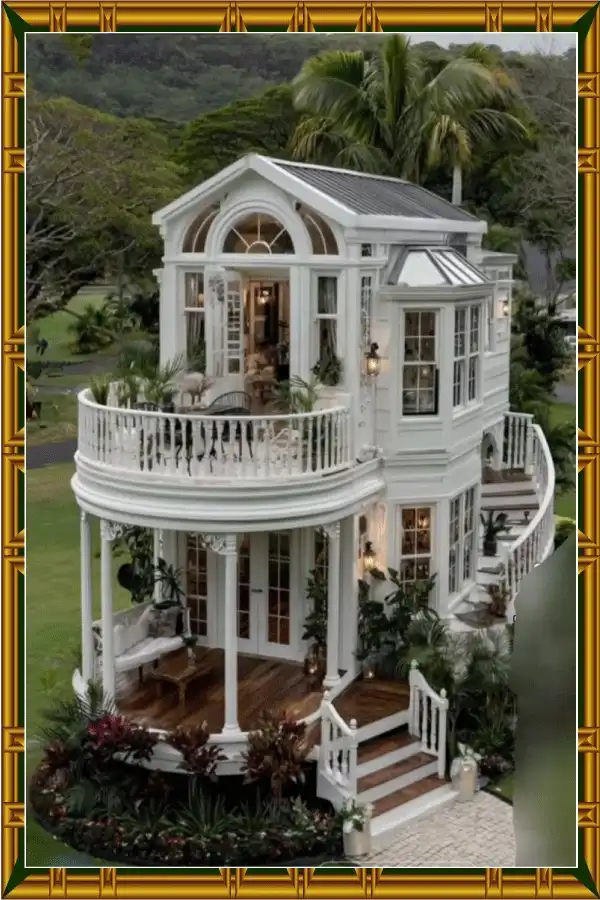 Modern home architecture construction with clean structure