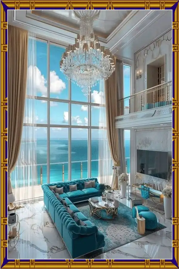 Modern villa construction with architectural structure