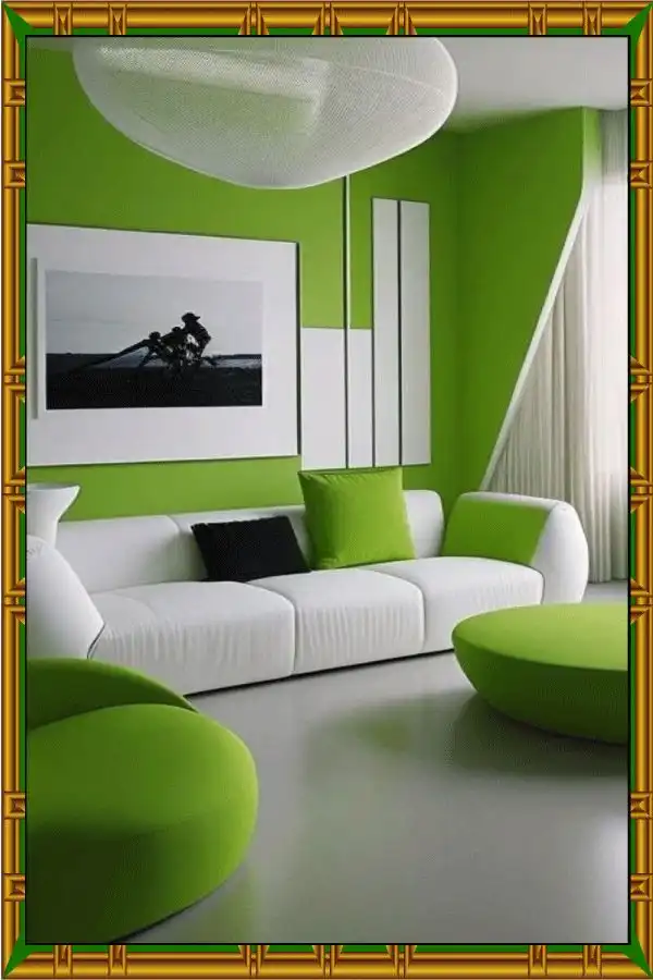 wallpaper interior design with modern patterns