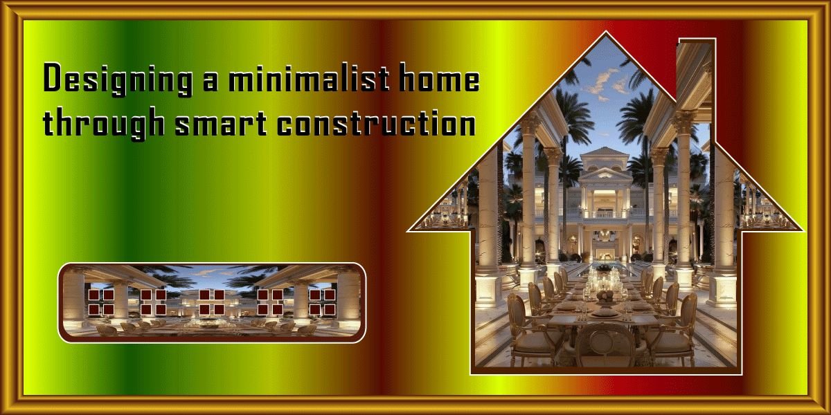 Designing a minimalist home through smart construction